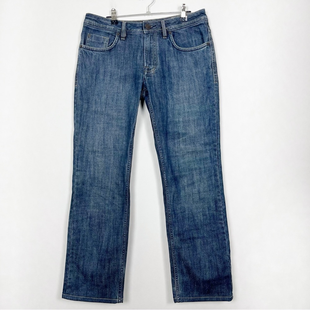 Buffalo David Bitton Men's Straight Stretch Blue Jeans Size 30
